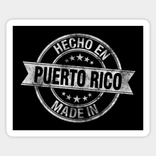 Mede in Puerto Rico - Hecho en Puerto Rico - Grunge Style Magnet